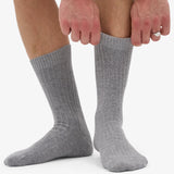 Merino Wool Blend Sock Heather Grey