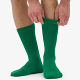 Merino Wool Blend Sock Kelly Green