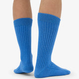 Merino Wool Blend Sock Pacific Blue
