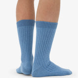 Merino Wool Blend Sock Seaside Blue