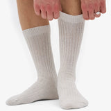 Merino Wool Blend Sock Snow Melange