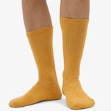 Organic Active Sock Burned Yellow