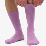 Organic Active Sock Burned Cherry Blossom