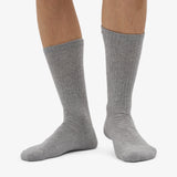 Organic Active Sock Burned Heather Grey