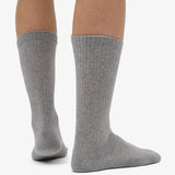Organic Active Sock Burned Heather Grey