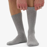 Organic Active Sock Burned Heather Grey