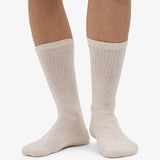 Organic Active Sock Ivory White