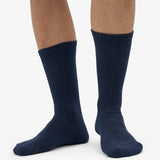 Organic Active Sock Navy Blue