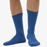 Organic Active Sock Petrol Blue