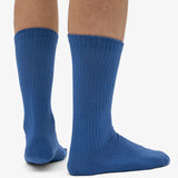 Organic Active Sock Petrol Blue