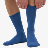 Organic Active Sock Petrol Blue