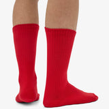 Organic Active Sock Scarlet Red