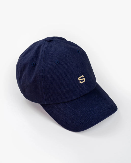 STRADALIA NAVY MONOGRAM HAT