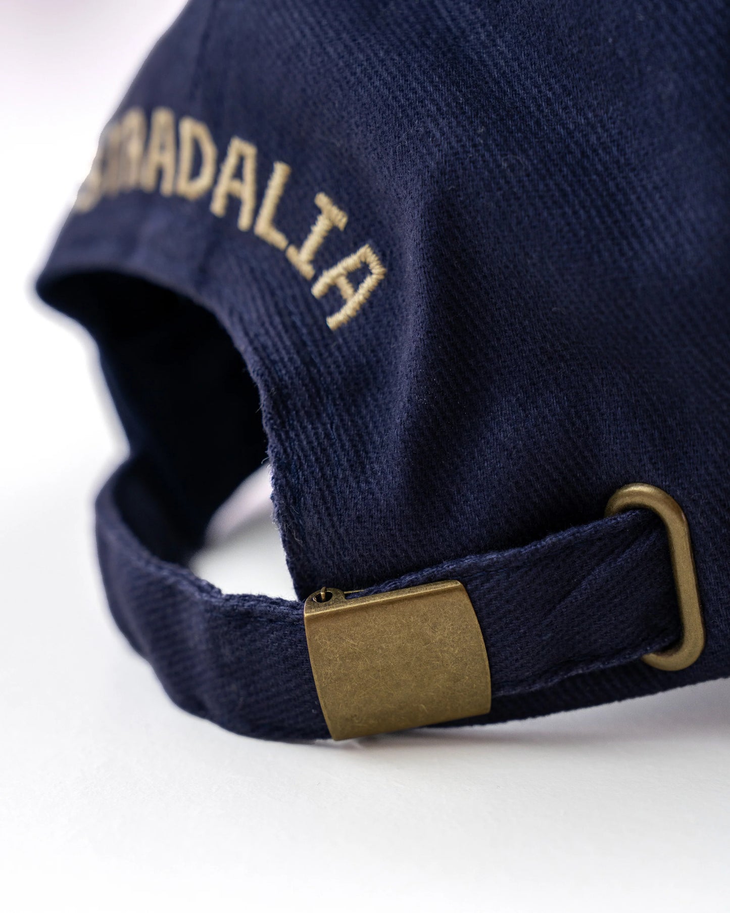 STRADALIA NAVY MONOGRAM HAT