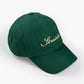 STRADALIA SCRIPT GREEN HAT