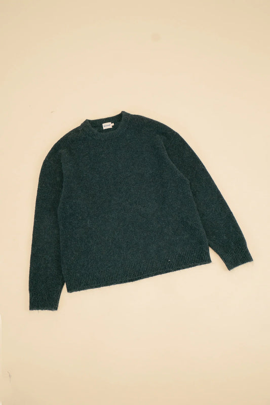 Megztinis BOUND BAXTER MOHAIR BLEND SWEATER - BOTTLE GREEN UNISEX