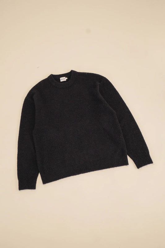 Megztinis BOUND BAXTER MOHAIR BLEND SWEATER - BLACK UNISEX