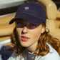 STRADALIA NAVY MONOGRAM HAT