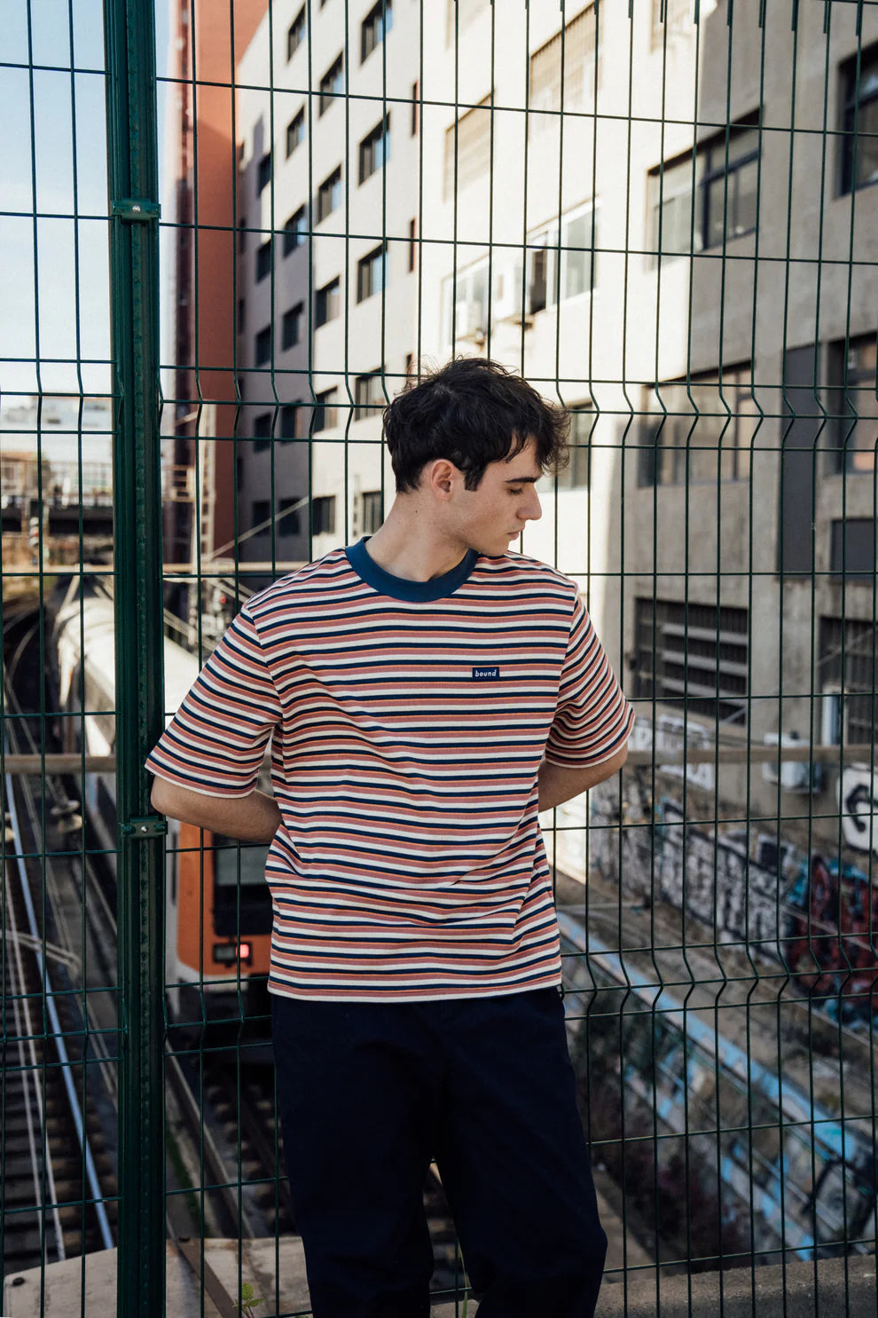 BOUND OXFORD HEAVY STRIPE TEE