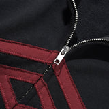 Diamond Fleece Zip-Thru Jacket Black