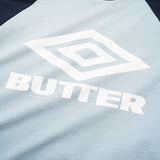 Diamond Logo Raglan Tee Slate / Navy