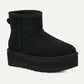 UGG CLASSIC MINI PLATFORM BLK