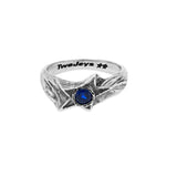 Blue Calda Ring (Sterling Silver)