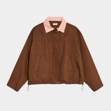 Fable Oversized Jacket Cafe Brown