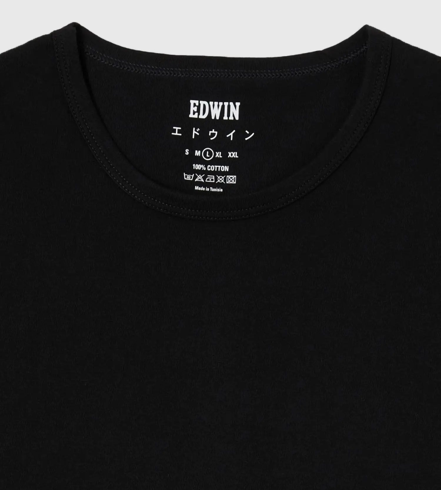 Edwin DOUBLE PACK SS T-SHIRT BLACK