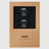 Edwin DOUBLE PACK SS T-SHIRT BLACK