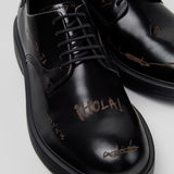 Twins Leather Shoes Black