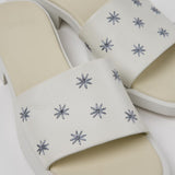 Dana White Flowers Sandals
