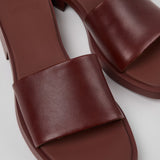 Dana Burgundy Sandals