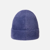 Faux Fur Beanie Hazy Indigo