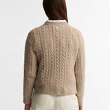 Ashdown Relaxed Wool-Blend Cable-Knit Jumper