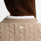 Ashdown Relaxed Wool-Blend Cable-Knit Jumper