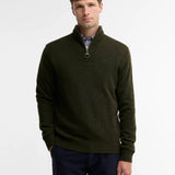 Essential Quarter-Zip Jumper Seaweed