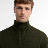 Essential Quarter-Zip Jumper Seaweed