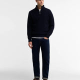 Essential Quarter-Zip Jumper Classic Navy