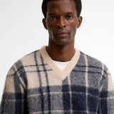 Hunham Tartan V-Neck Jumper