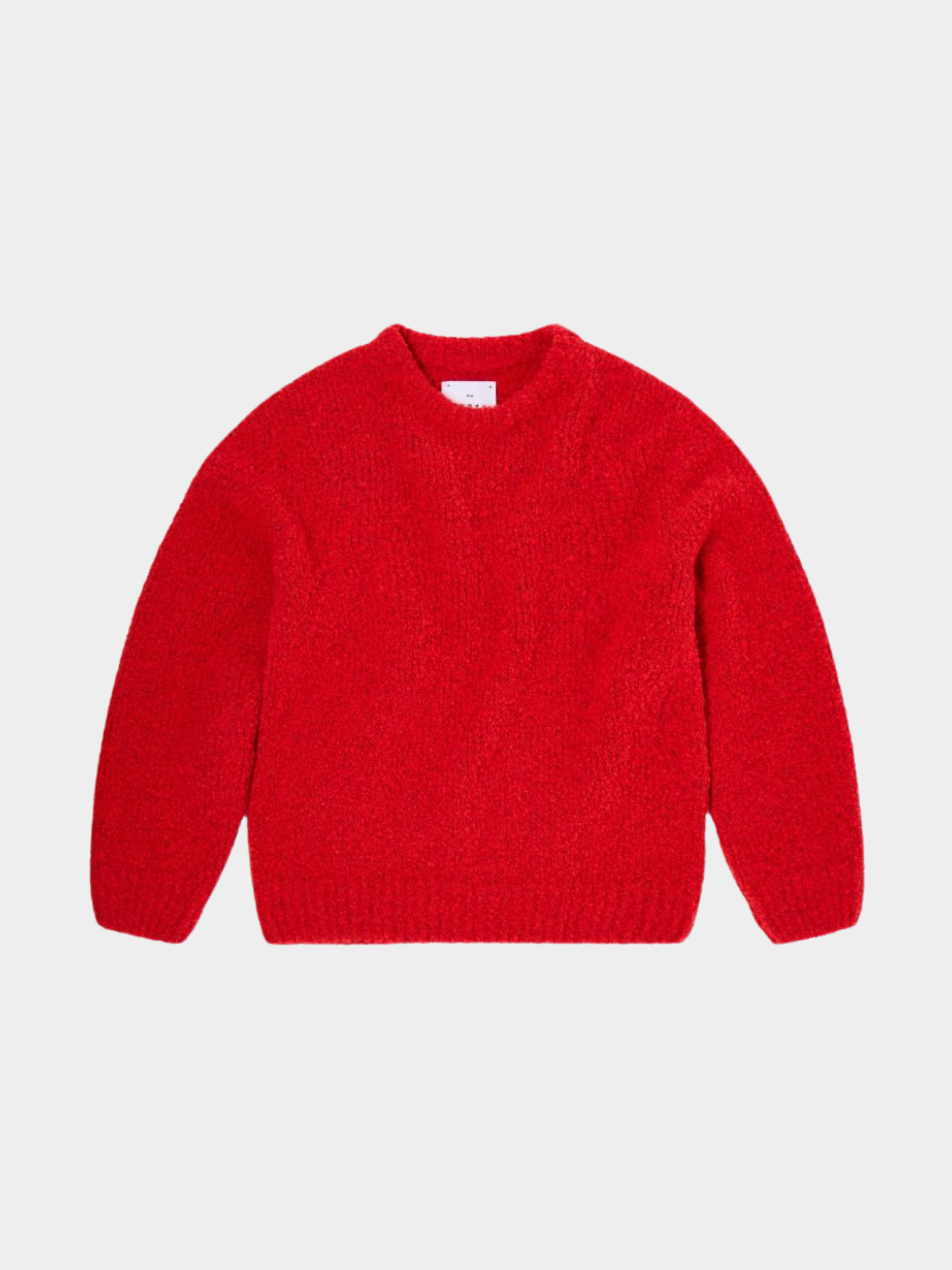 Dun Textured Sweater Red