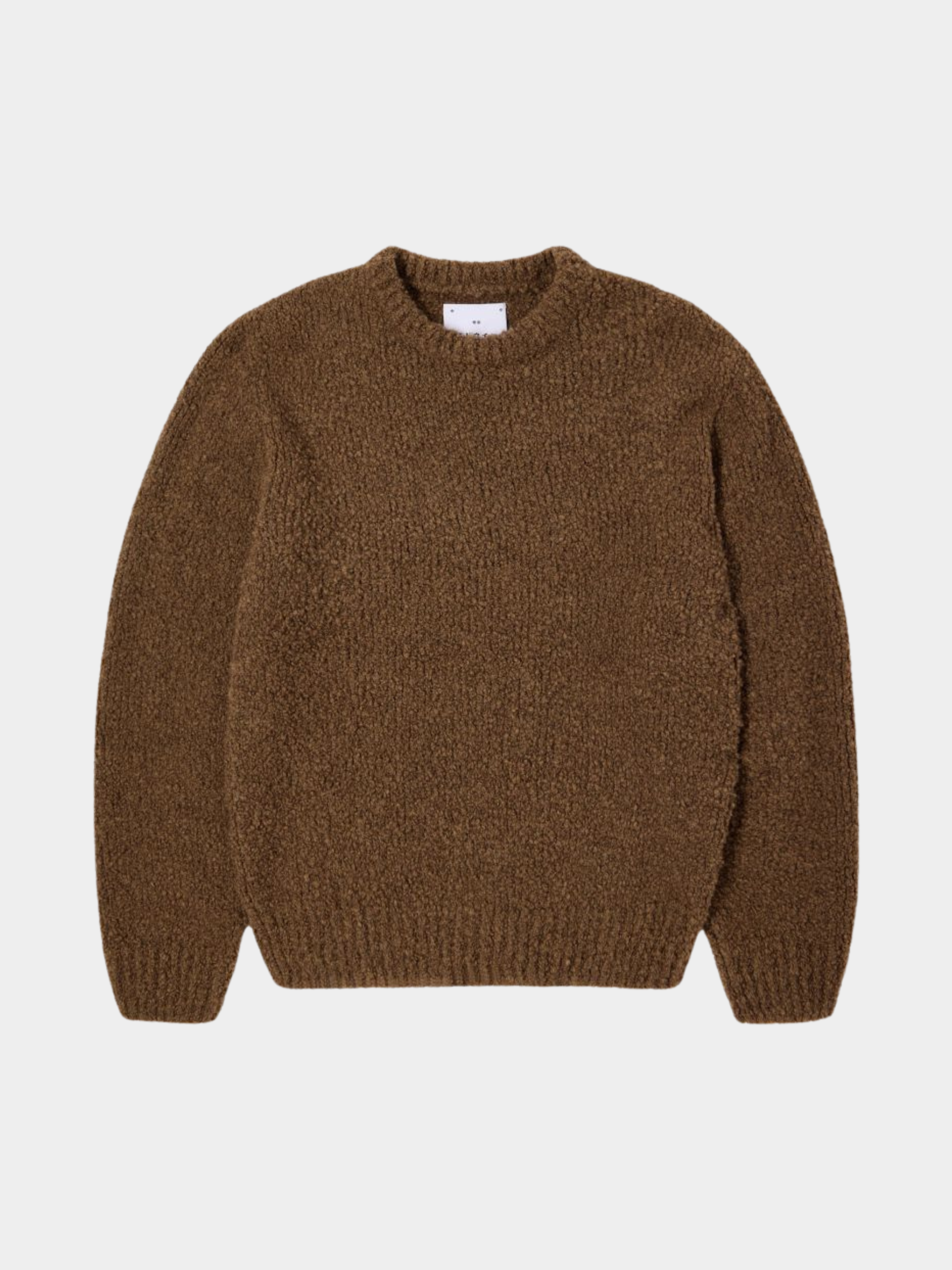 Dun Textured Sweater Brown