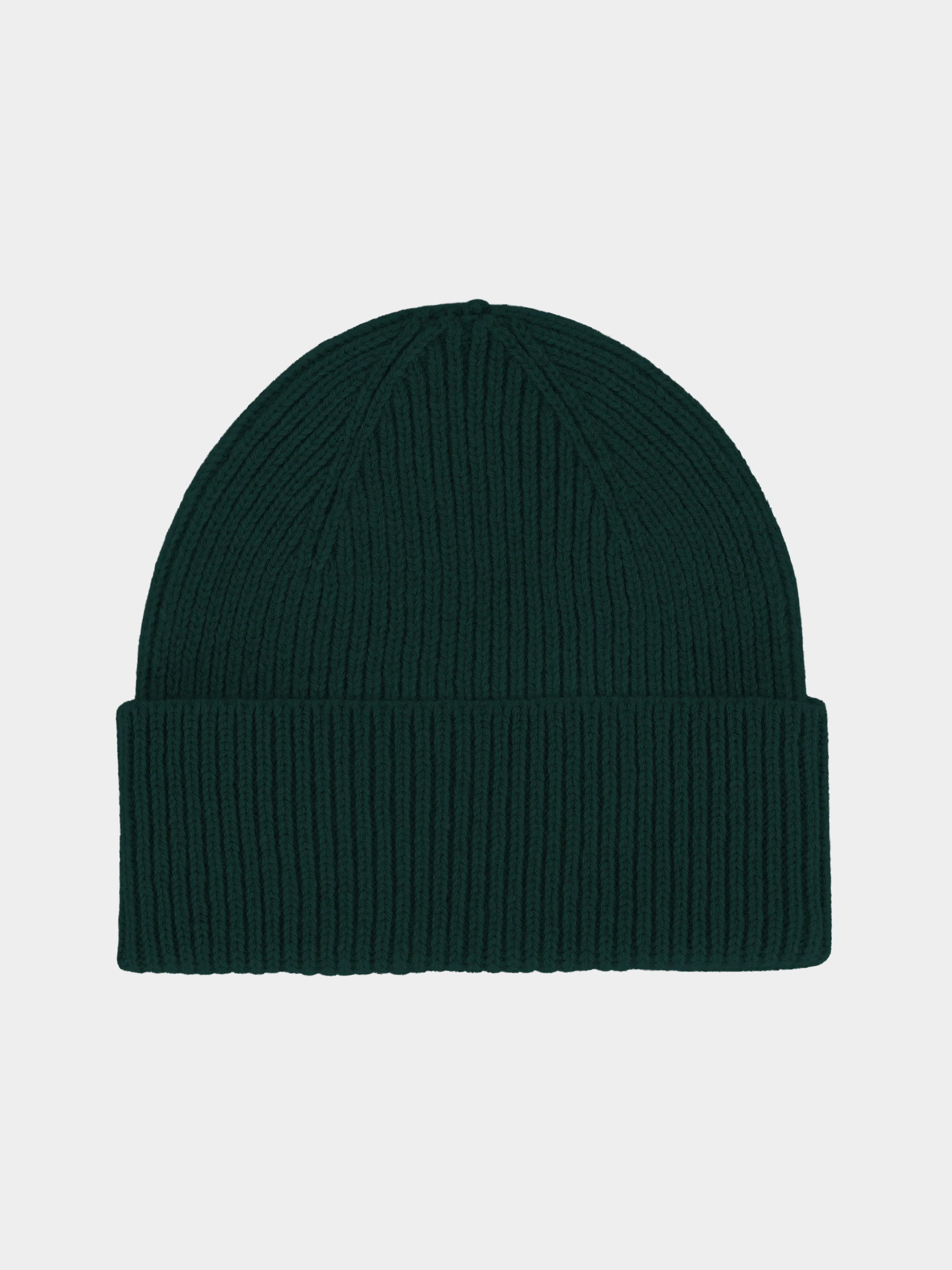 Merino Wool Beanie Emerald Green