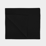 Merino Wool Scarf Deep Black