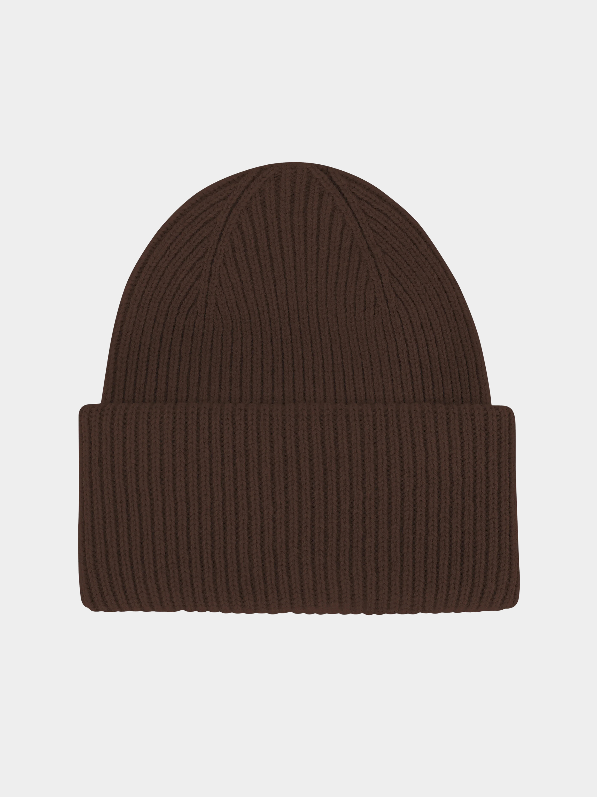 Merino Wool Hat Coffee Brown