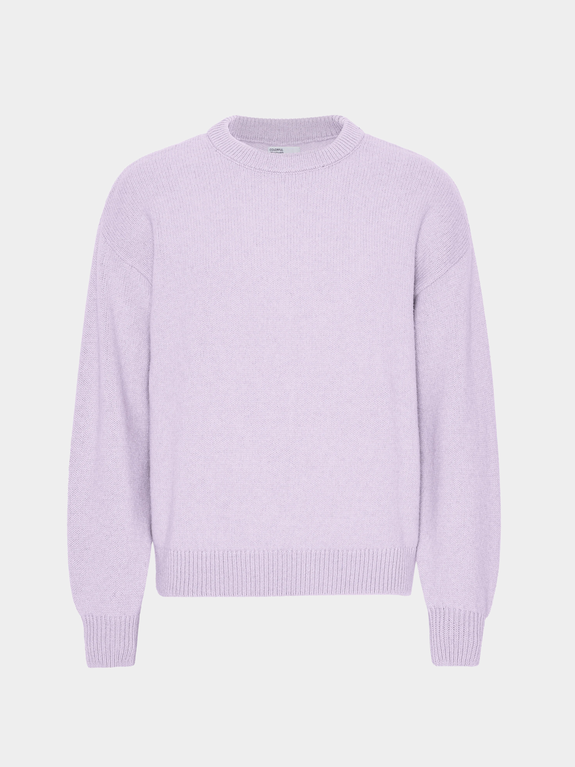 Oversized Merino Wool Crew Soft Lavender