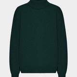 Merino Wool Turtleneck Emerald Green