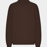 Merino Wool Turtleneck Coffee Brown