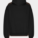Organic Oversized Hoodie Deep Black