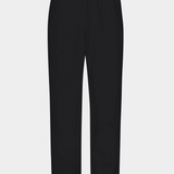 Organic Straight Leg Sweatpants Deep Black